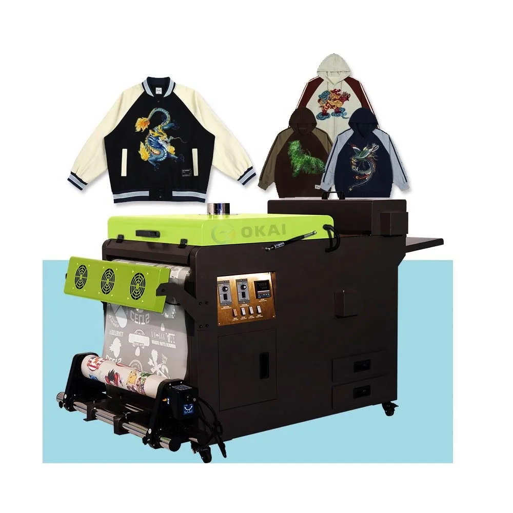 OKAI Printing Machine 60cm(24inches) DTF Digital Heat Dtf Printer Printing Machine I3200,XP600 Dtf Printer