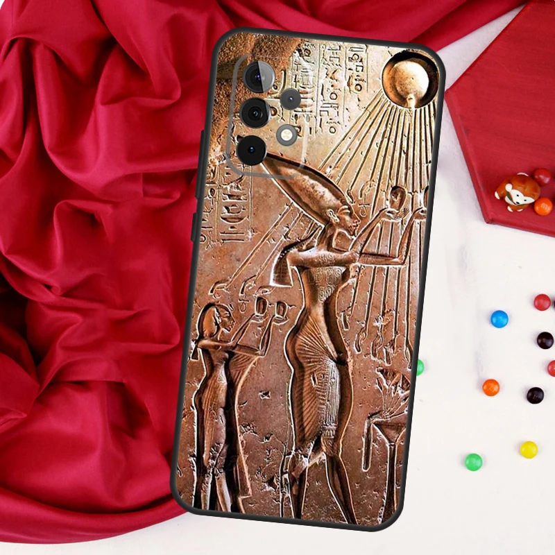 Egypt Pharaoh Mural Cover For Samsung Galaxy A54 A34 A14 A33 A32 A52 A53 A51 A71 A13 A23 A73 A12 A22 A21S Shell