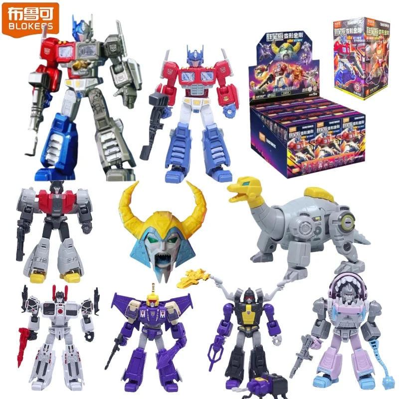 

Строительные блоки BLOKEES Transformers Star, 8-е издание, единорон, игрушки-головоломки, Optimus Prime, сборная модель, украшения для рабочего стола