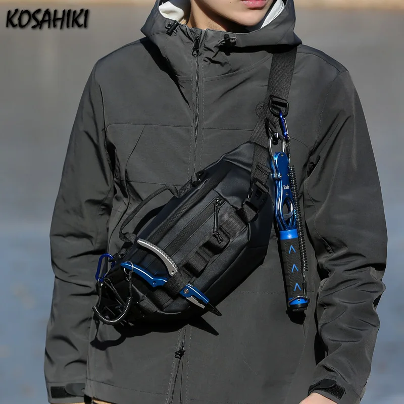 

Women Outdoor Trendy Chest Bags Men Fashion Trendy Crossbody Bag Y2k Aesthetic Vintage All Match Shoulder Handbags Luxury Design