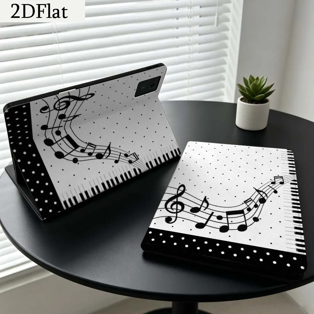 Music Note Piano For Lenovo Xiaoxin Pad Pro Tab K11 K10 Y900 3rd Y700 P11 P12 11.5 12.7 8.8 Inch Tablet Case Gift