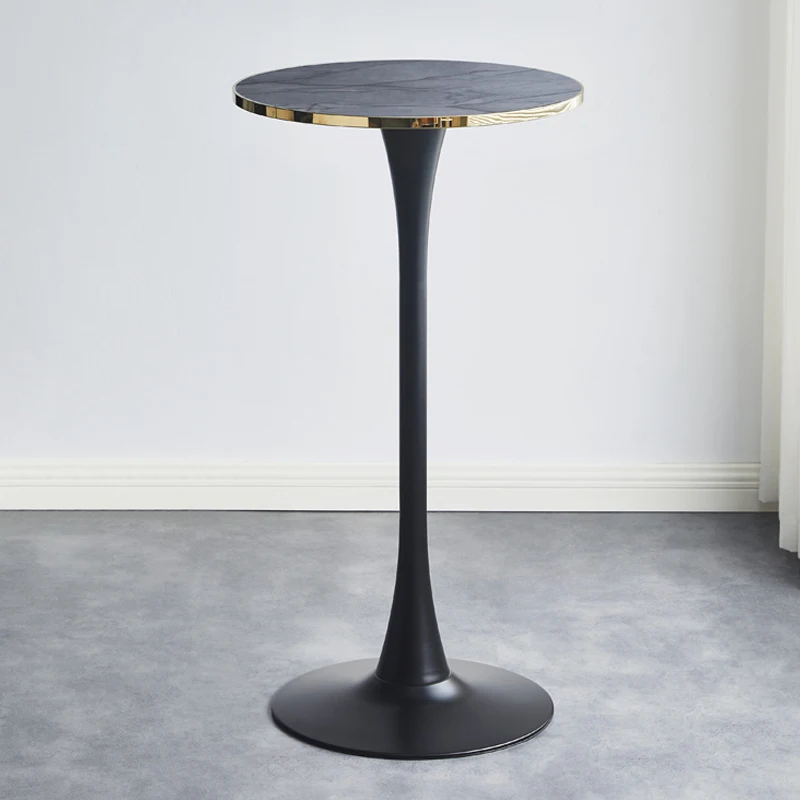 Bar Table Gold Set Breakfast Luxury Modern Metal Home Kitchen High Indoor Outdoor Set Furniture Wood Marble Bar Table