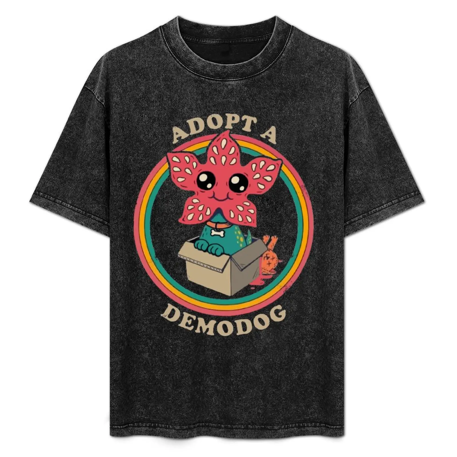 

Adopt A Demodog T-Shirt cotton t shirts man 100% essential t shirt man t shirt designer man shirts graphic T-Shirt