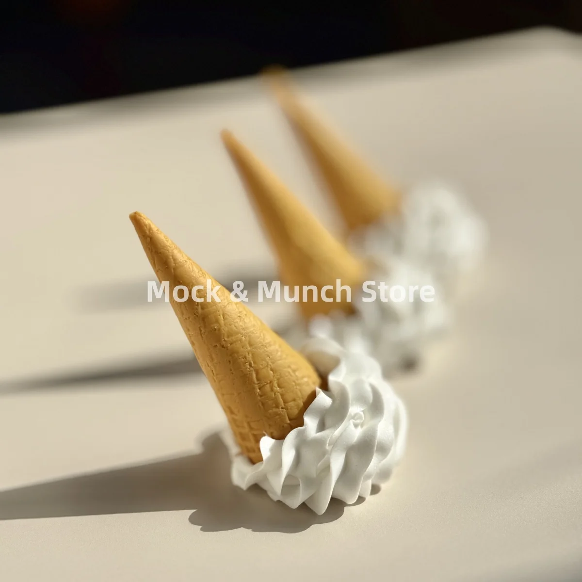 

Funny Dropped Ice Cream Cone Door Stopper Cute 3D Melting Look Soft Plastic Safety Prop Gag Gift Home Decor for Kids and Adults