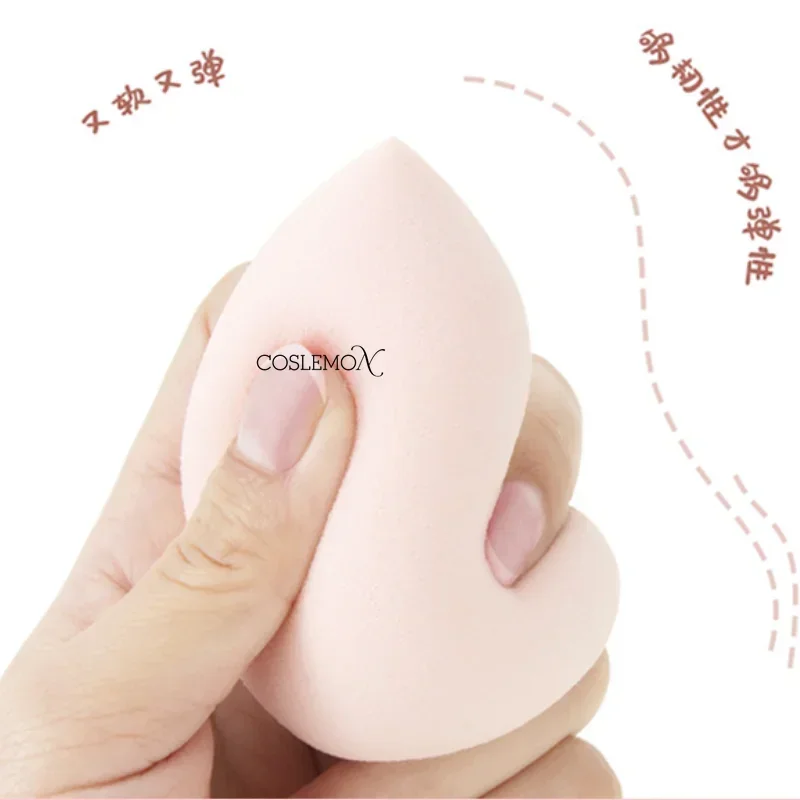 2pcs Makeup Puff Sponge Cosmetics Powder Liquid Foundation Wet and Dry Air Cushion Non Latex Colorful Make Up Egg Cosmetic Tool