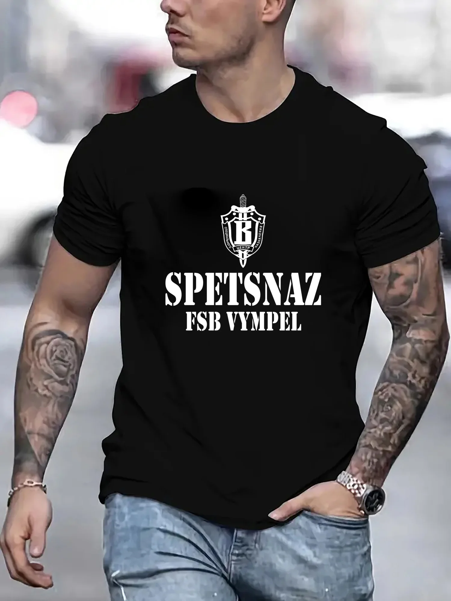 Russian Spetsnaz Special Forces T-Shirt 100% Cotton O-Neck Short Sleeve Summer Casual Mens T-shirt Streetwear