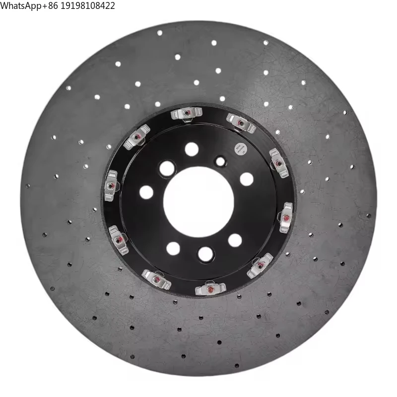 

Racing-Grade Carbon Ceramic Rotors - Reduced Brake Disc Fade & Enhanced Stopping Power for Sports Cars for Tesla S Plaid 2012+