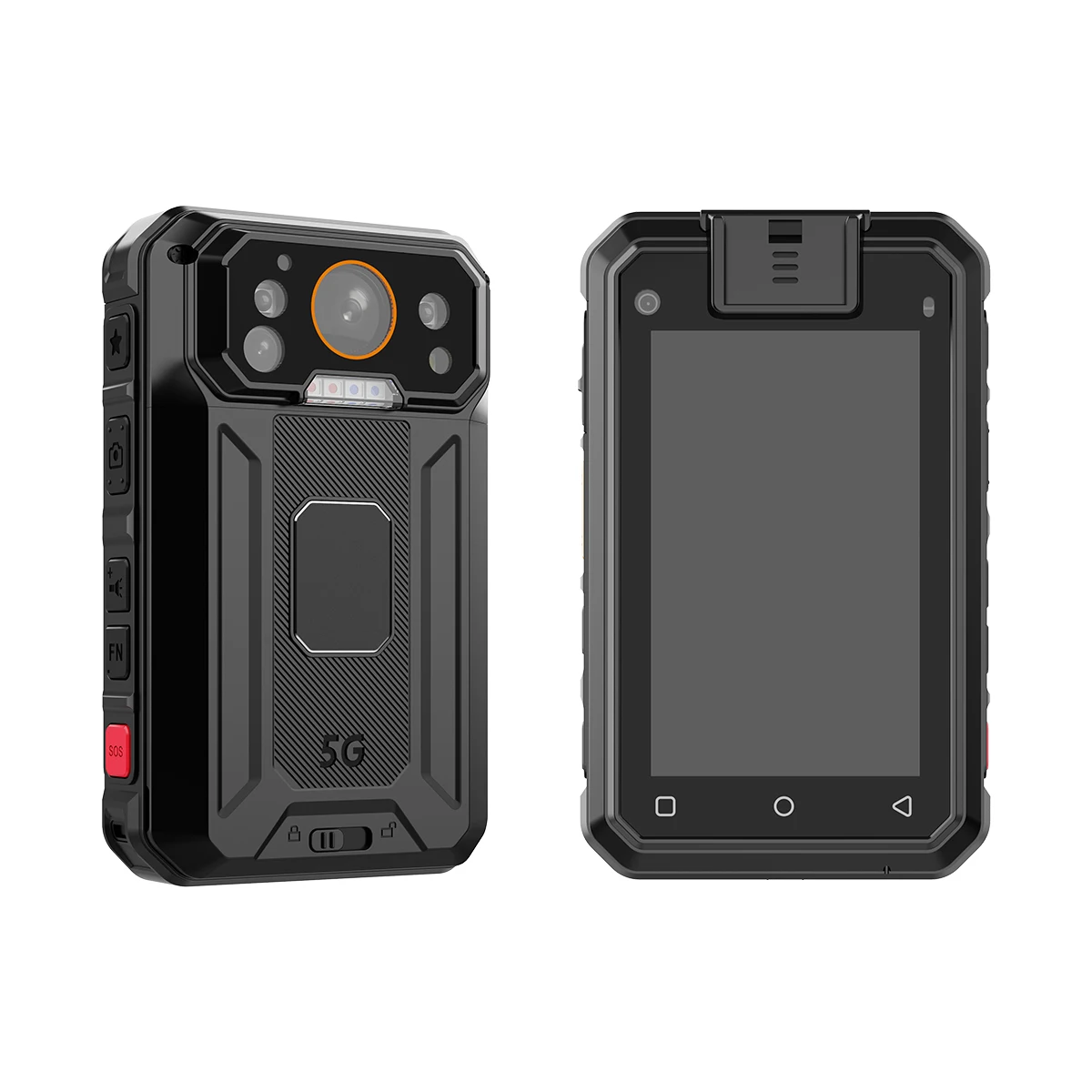 2026unique Mini 5G Body Worn Camera Android 13.0 System 4K HD Video 3.1'' Touch Screen IP68 Waterproof Security Camera with Wifi
