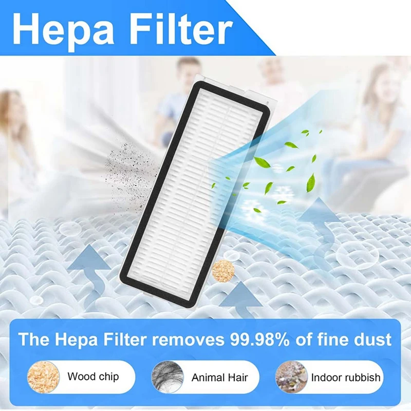 28PCS For Roborock Qrevo Maxv / Qrevo S / Qrevo Pro  Vacuum Accessories   Main Side Brush Filter Mop Pad Dust Bags Parts