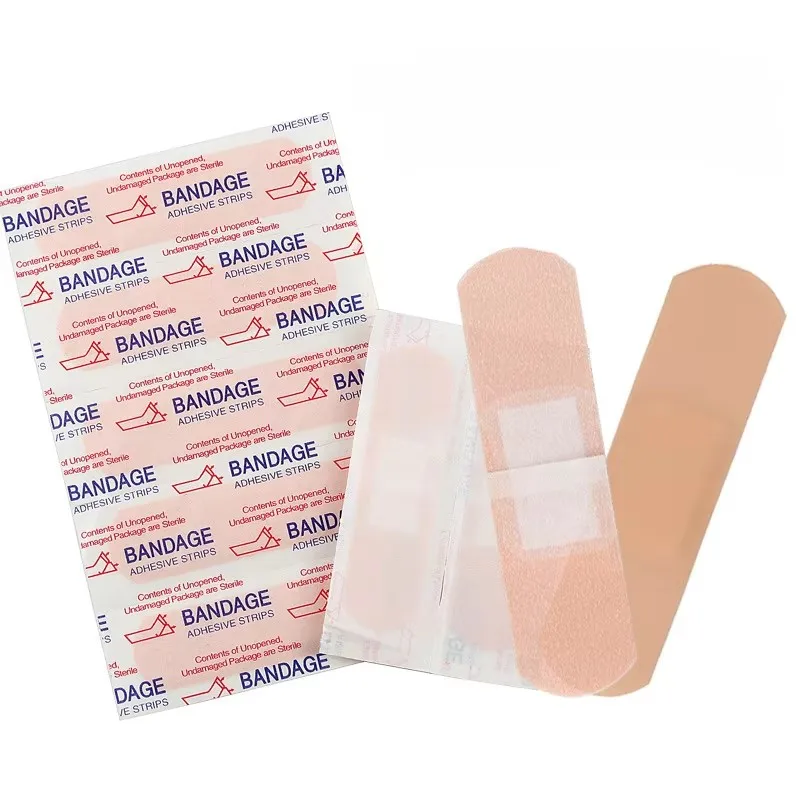 

50/200/400Pcs Band Aid, Waterproof Breathable Pad, Adhesive Plaster, Wound Hemostatic Patch, Emergency Bandage, Medical Gauze
