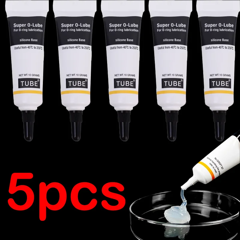 

1-5pcs Silicone Grease Lubricant Tool Best-selling O-Ring Faucet Plumber Home Improvement Hardware Auto Repair Tools Accessories