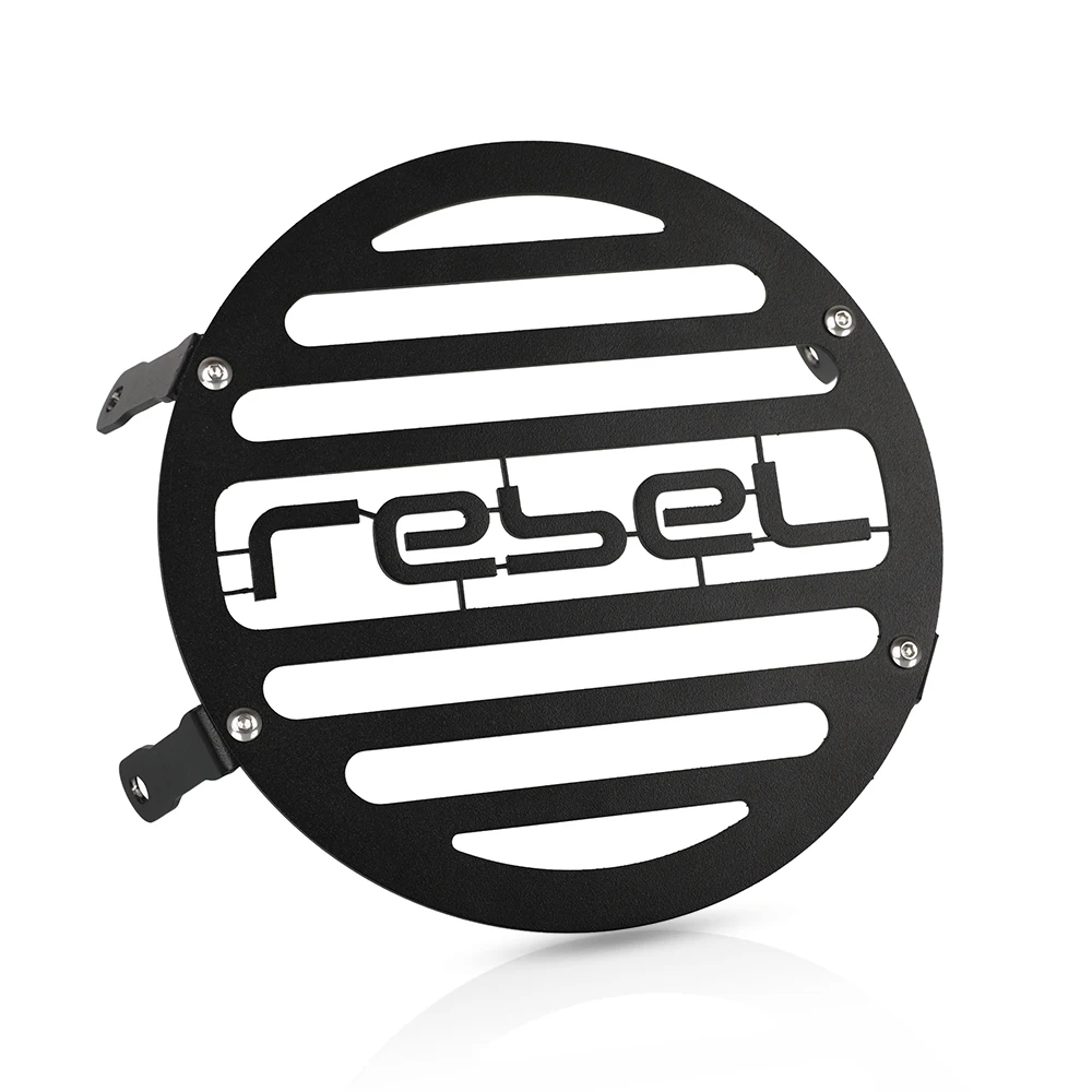 For Honda Rebel 500 CMX 300 CMX500 2017~2023 Motorcycle Front Head Light Lamp Protector Grille Guard Cover Headlight Grill Cover