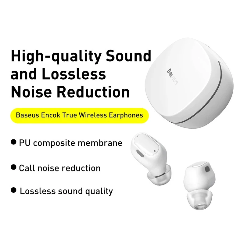 Baseus Bowie WM01 TWS Wireless Earphones Bluetooth 5.3 Earphone HD Headphones Touch Control Earbuds for iOS/Android Headphones