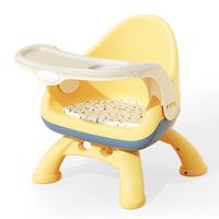 Baby eating table dining chair stool baby child chair household plastic back seat called small bench multi-function