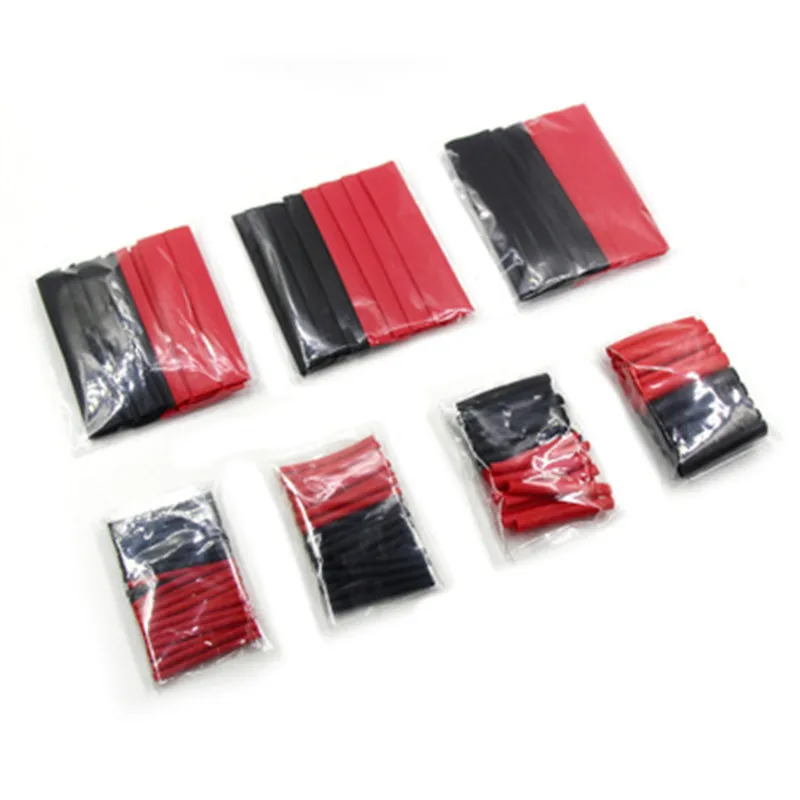 Heat Shrink Tube 127PCS 2:1 Polyolefin Heat Cable Wire Shrink Tube Shrinkable Sleeve Insulation Wire Shrinkable Heatshrink Tube