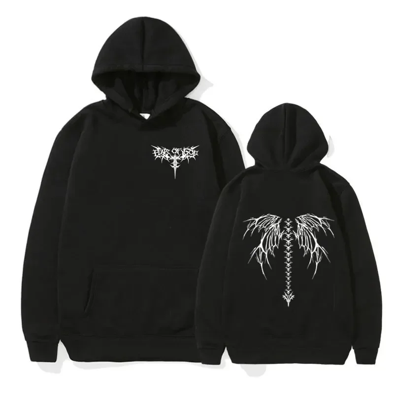 

Autumn and Winter Skeleton Printed Zipper Warm Fashionable Hooded Sweatshirt Windproof Men's Casual Loose Jacket Daily Wear