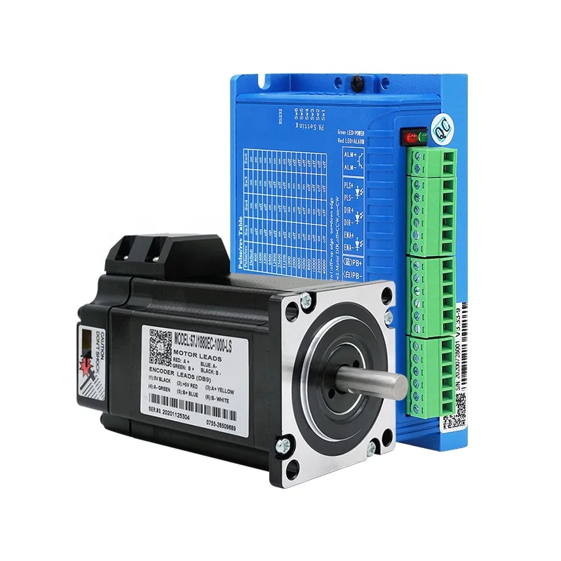 57J1880EC-1000-LS+2HSS57 Nema23 Hybrid Full Loop Stepper Servo Motor Drive Systems