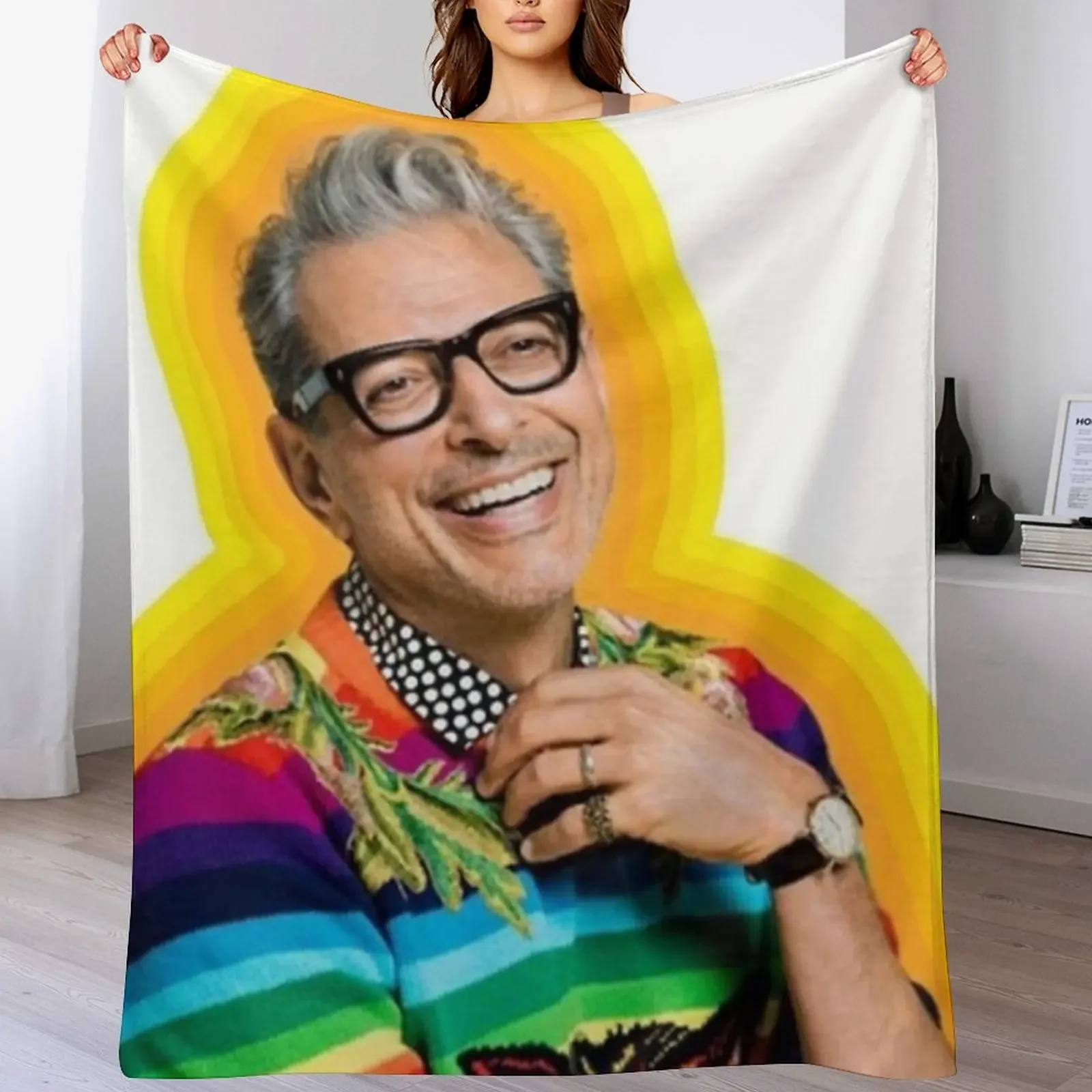 

Yellow Fun Throw Blanket for sofa Blankets For Sofas Large Furrys Blankets