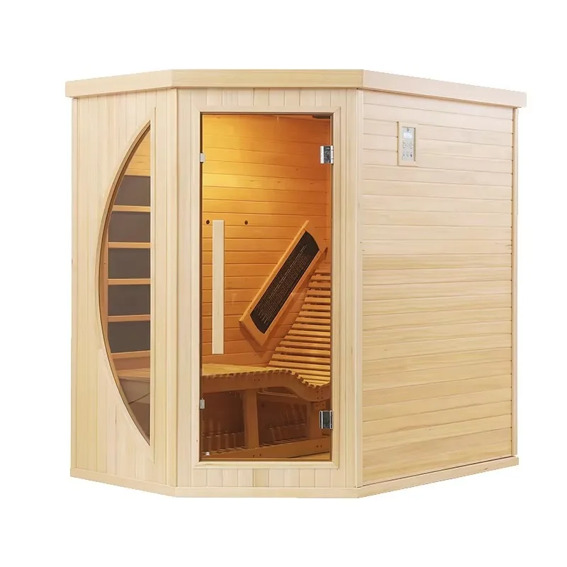 【2026】Most Popular Hemlock Small 1 Person Lay Down Chair Home Indoor Corner Infrared Saunas With Lounge