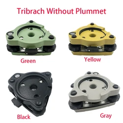 Yellow Black Green Gray Three-jaw Tribrach Without Optical Plummet With Level Bubble For Total Station Surverying