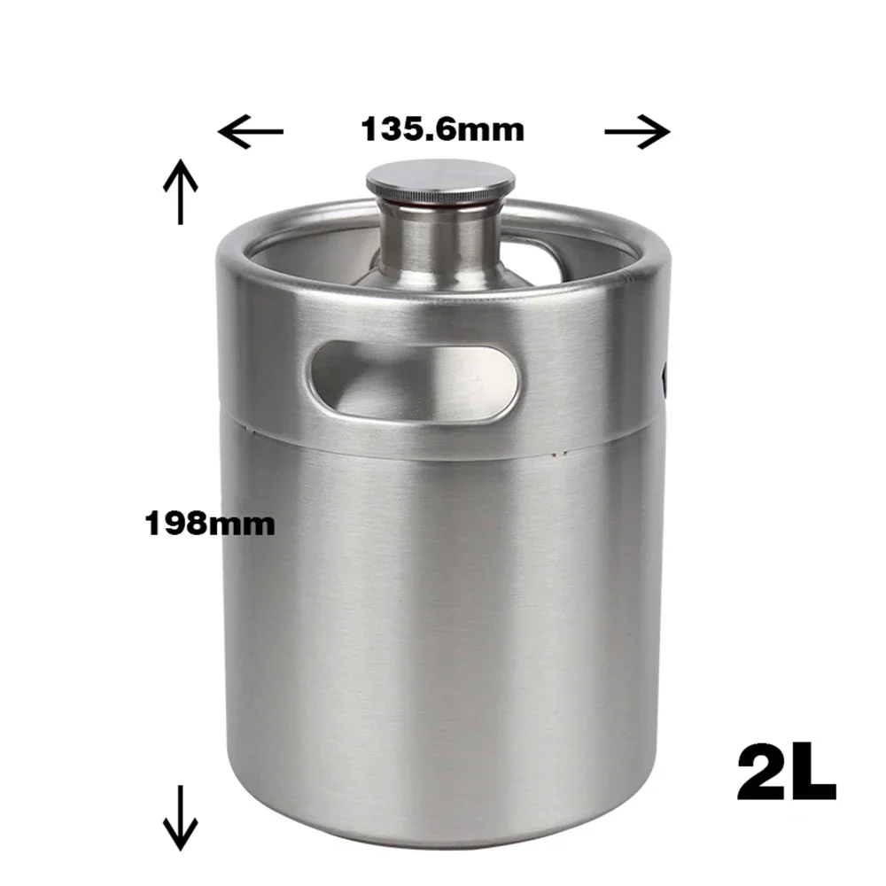 Mini batidor de barril de cerveza de acero inoxidable, adecuado para reuniones familiares, bares, máquinas de cerveza de escritorio, batidor fácil de operar