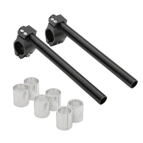 Motocicleta de carreras 26mm 30mm 31mm Clip ajustable manillar dividido manillar aleación de aluminio Universal la mayoría de Cafe Racer