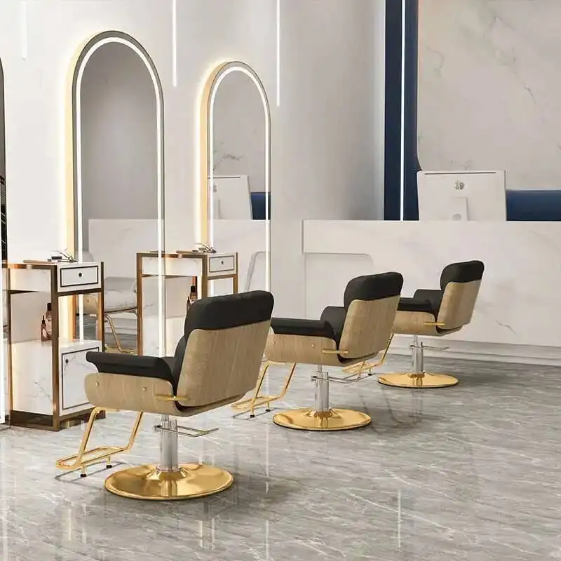 

Barbershop Dedicated Hair Barber Salon 2023 Chair Beauty High-Grade Clipping Chairs Stool Lifting Rotation Taburete Furniture