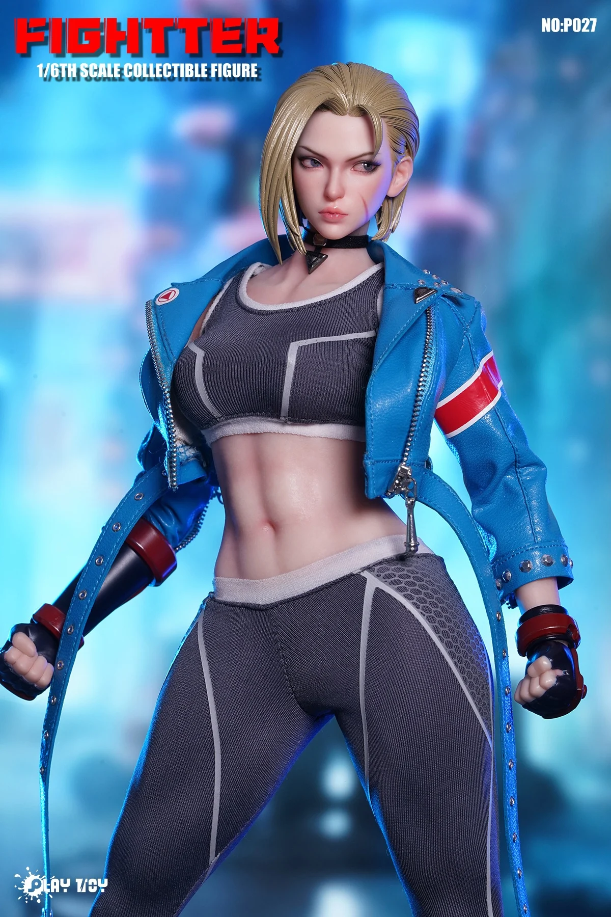 PLAY TOY NO:P027 1/6 Scale Fightter Girl Cammy Full Set Movable Doll 12\'\' Female Action Figure Model Toys