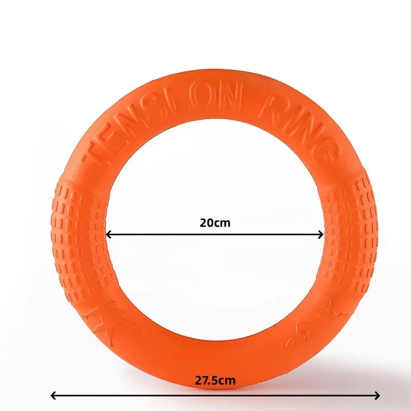 OUZEY Bite Resistant Soft Flying Disc Dog Toys Interactive Outdoor Pet Dog Training Toys Puppy Teething Pet Dog Accessories