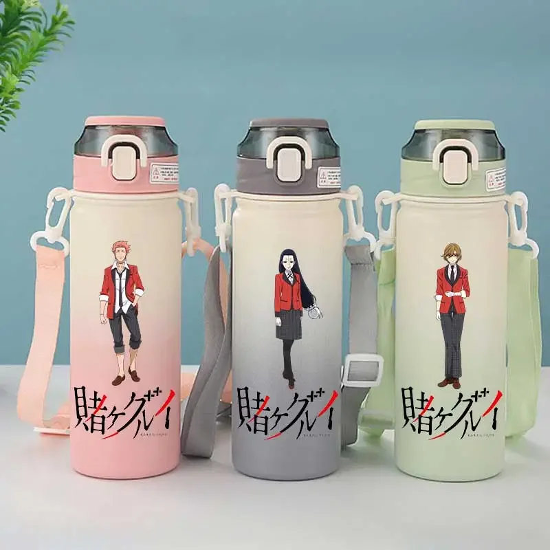 Please Note The Color 600M Cheating Allowed Cartoon Stainless Steel Insulated Water Bottle Portable Water Cup Outdoor Water Cup