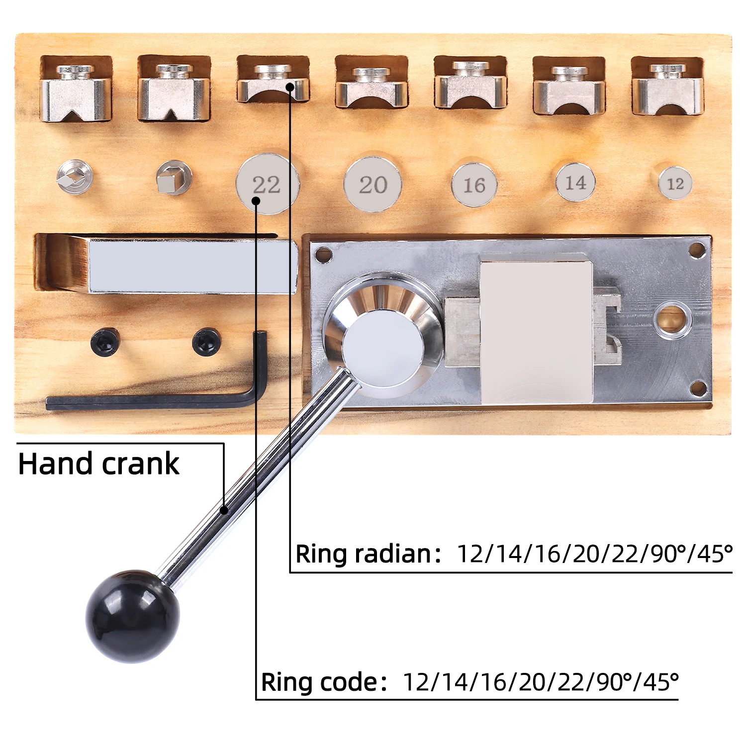 Jewelry Ring Bending Machine Jewellery Earring Bending Tools Device Metal Tools Mini Hand Ring Bender Tool Making Kit
