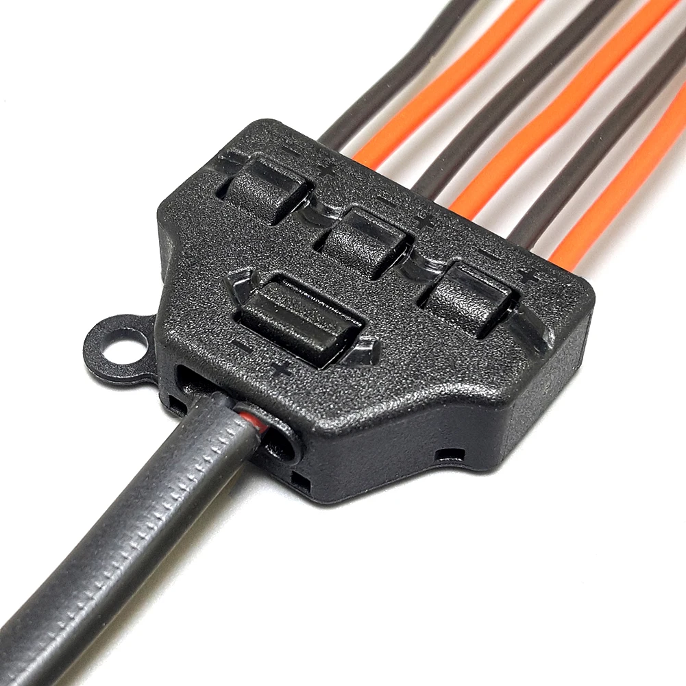 Nhanh Bộ Chia 3/6 Cổng Hít Nhanh Nhanh Dây Cổng Kết Nối Phân Phối Dây Cáp Bộ Chia Cho Đèn LED Chiếu Sáng Nhà Ga Khối