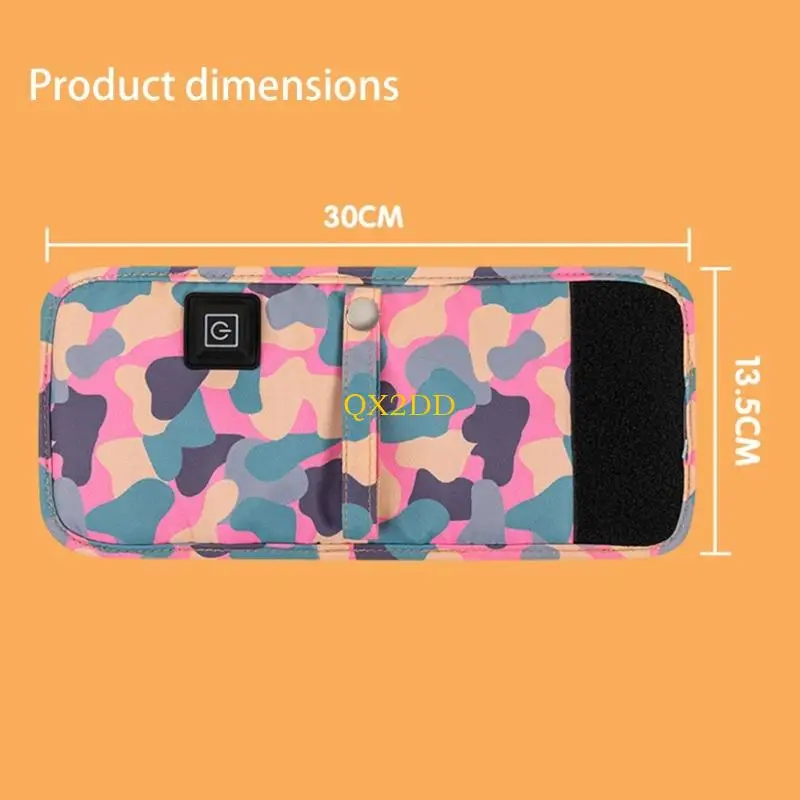 QX2D โพลีเอสเตอร์รูปแบบถุงให้อาหารอุ่นสำหรับทารกไฟฟ้าอุณหภูมิการบำรุงรักษาสไลด์ด้านบน