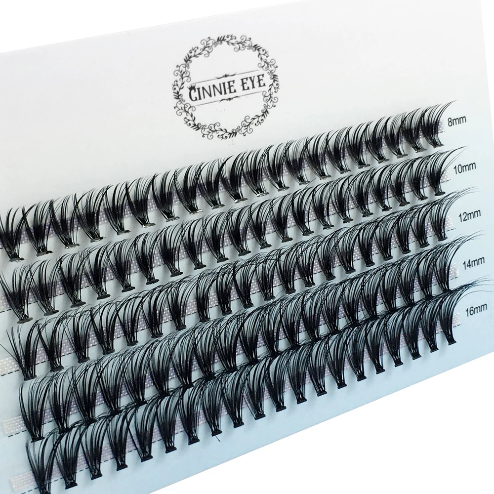 100 Cluster Eyealsh DIY Individual False eyelash Extension Soft 50/30D Fluffy Lash Bunchens Premade Volume Fans Eyealsh Sppplies