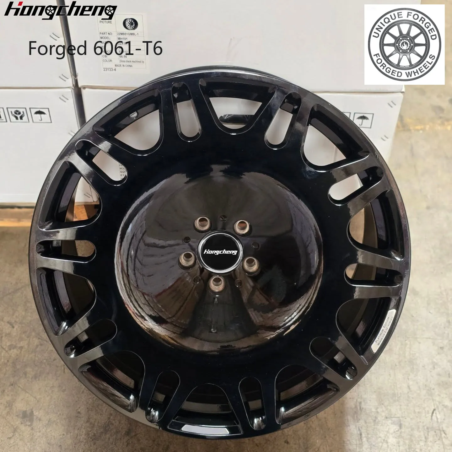 

New model of 26 20 22 Inch Monoblock Foged Wheel in Gloss Black Aluminium Alloy Wheel for 700 G-Class S Class