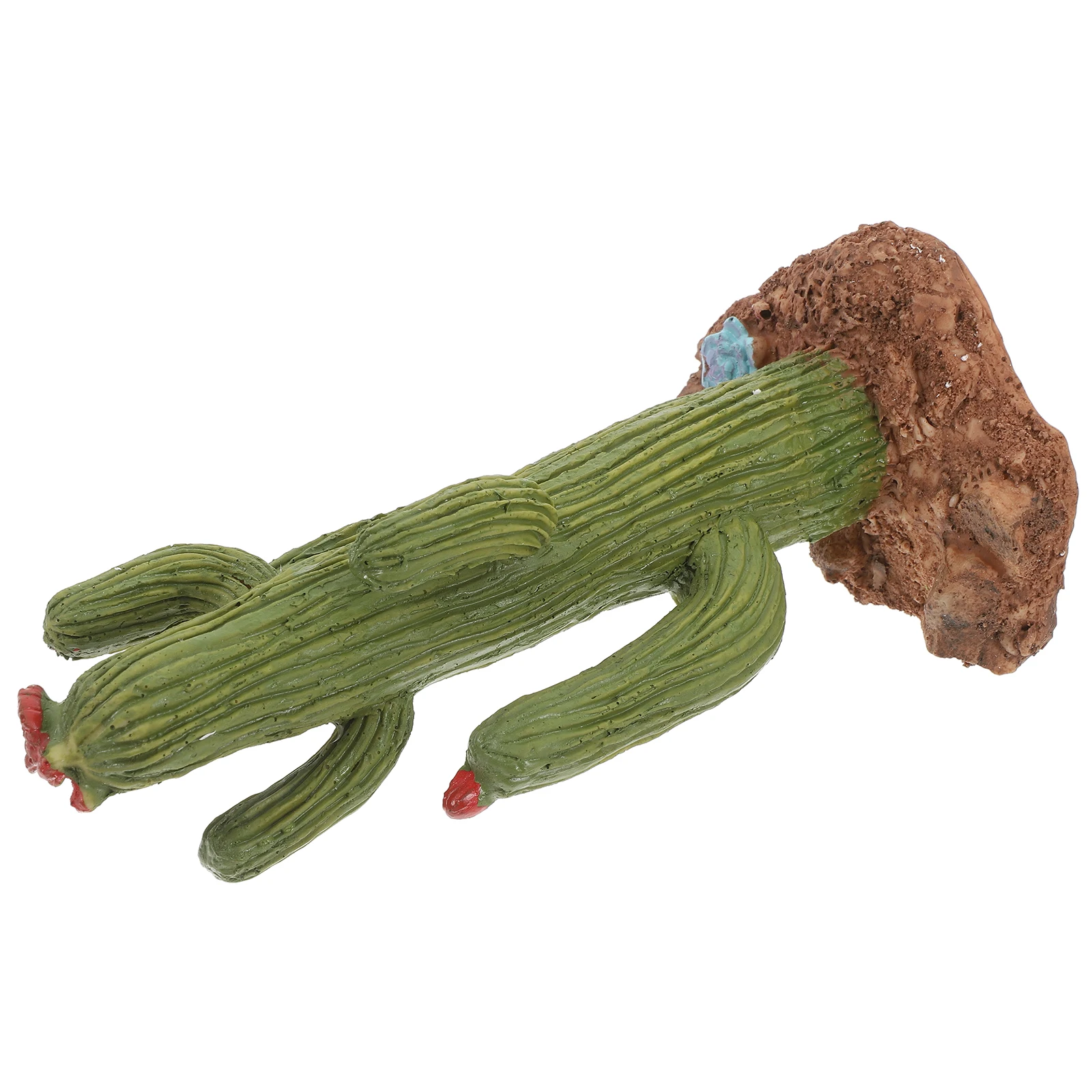 

Cactus Ornament Terrarium Fake Plants for Reptile Tank Bearded Dragon Background
