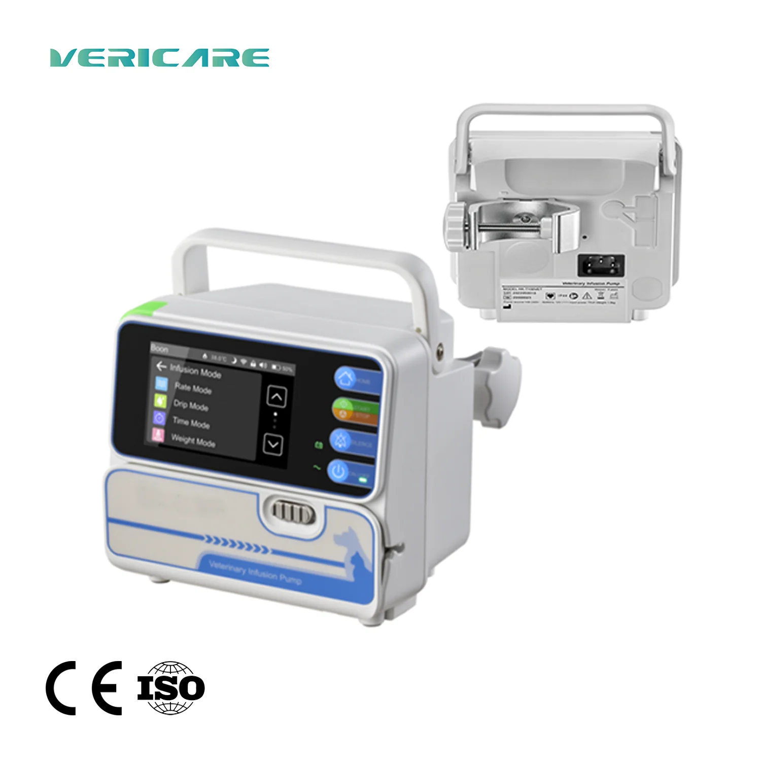 Veterinary Infusion Pump - Bomba de Infusión Veterinaria Vericare T100Vet,