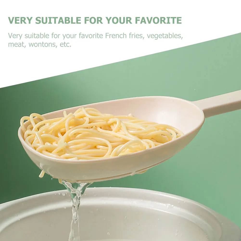 

Long Handle Slotted Spoon Heat Resistant Kitchen Strainer Scoop For Frying Oil Noodles Vegetables Dumplings Cooking Tool