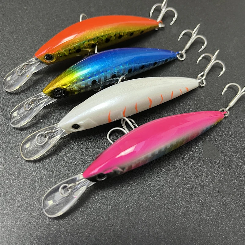 70mm 15g Sinking Minnow Fishing Lures Laser Artificial Hard Bait Wobbler for Trout Bass Long Casting Jerkbait Swimbait Equipment