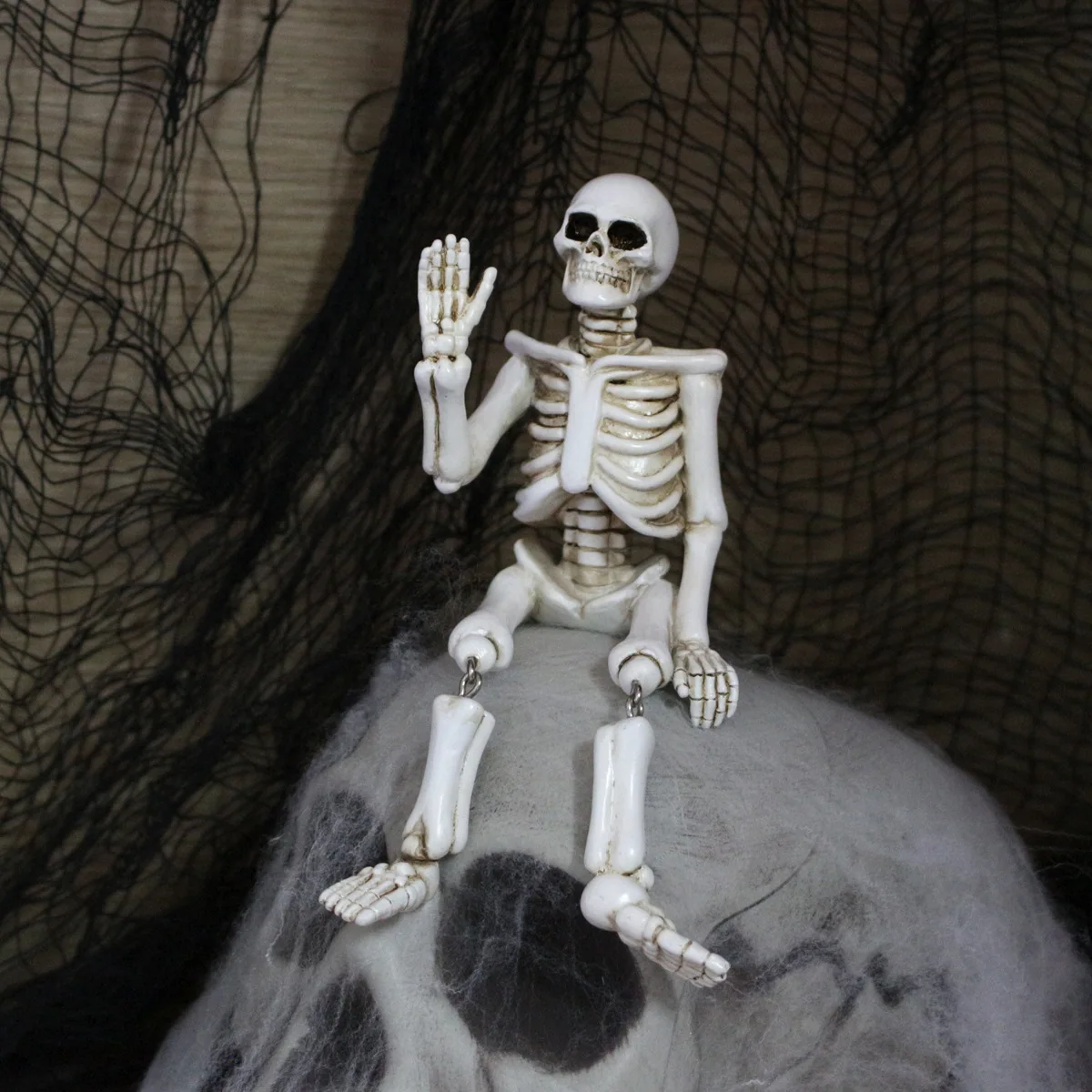 

‌Hanging Skeleton Decor - Miniature Gothic Home Accent