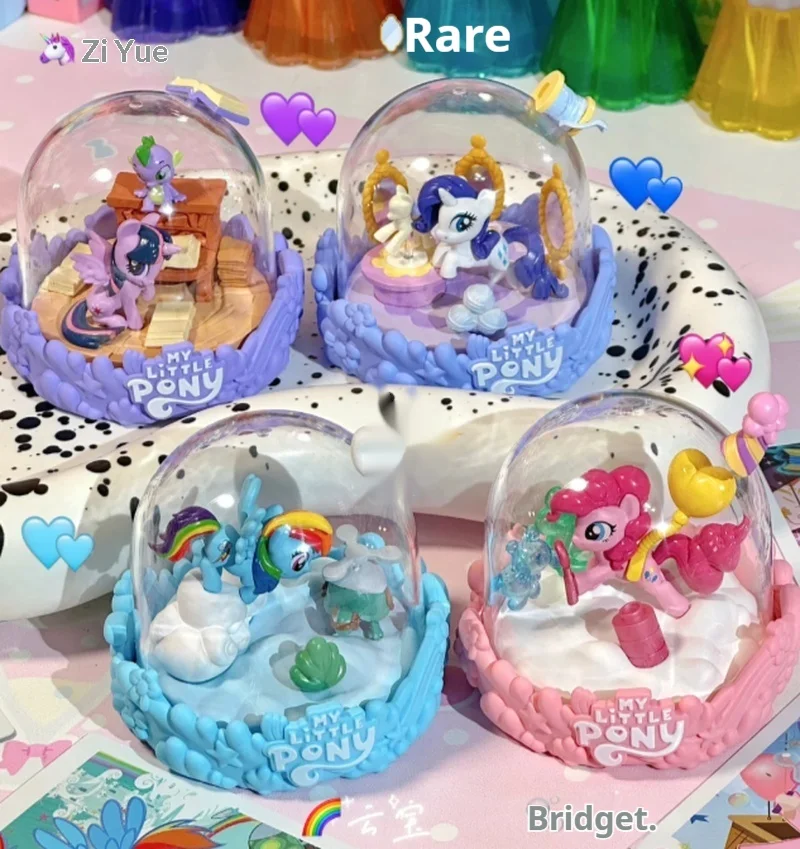 

Card You My Little Pony Mini Scene Official Licensed Blind Box Dolls Children's Toy Decor for Girls Birthday Gift