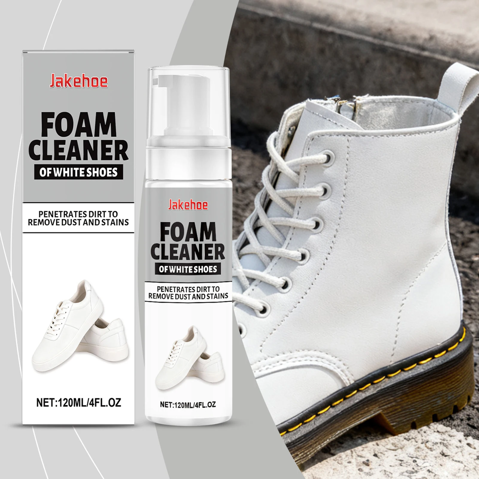 

Мощный очиститель пены для восстановления белой спортивной обуви. Эффективное нежелтение. Быстрое действия. Для домашнего использования.