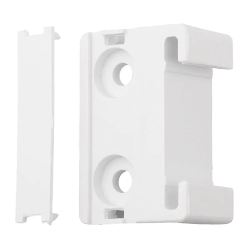 AB43-For Easy Access, Space Optimization Built-In Refrigerator Slide Rails, Smooth Glide Mobile Shelf Tracks In White