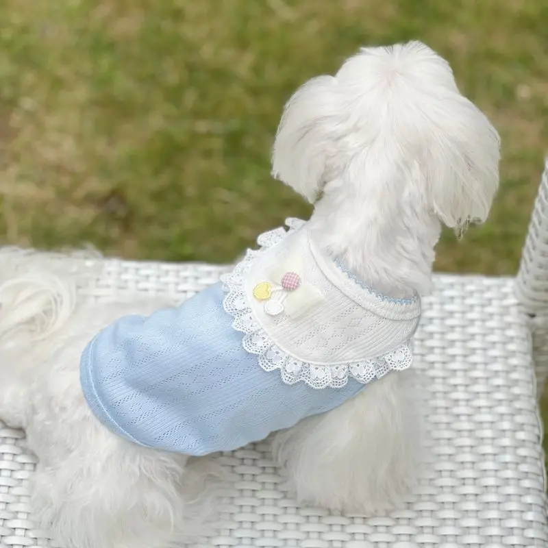 Cat Puppy Summer Pet Clothes for Chihuahua Yorkshire Terrier Clothing Pomeranian Shih Tzu Maltese Poodle Costume Small Dog Vest