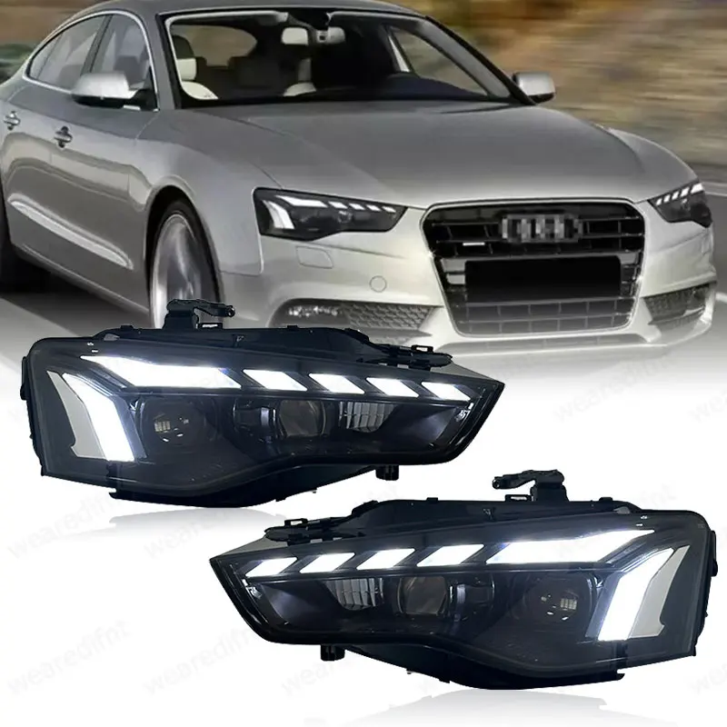 

Car Lights For Audi A5 LED Headlight 2012 2013 2014 2015 2016 A5 Head Lamp DRL Turn Signal Modified RS Automotive Accessories