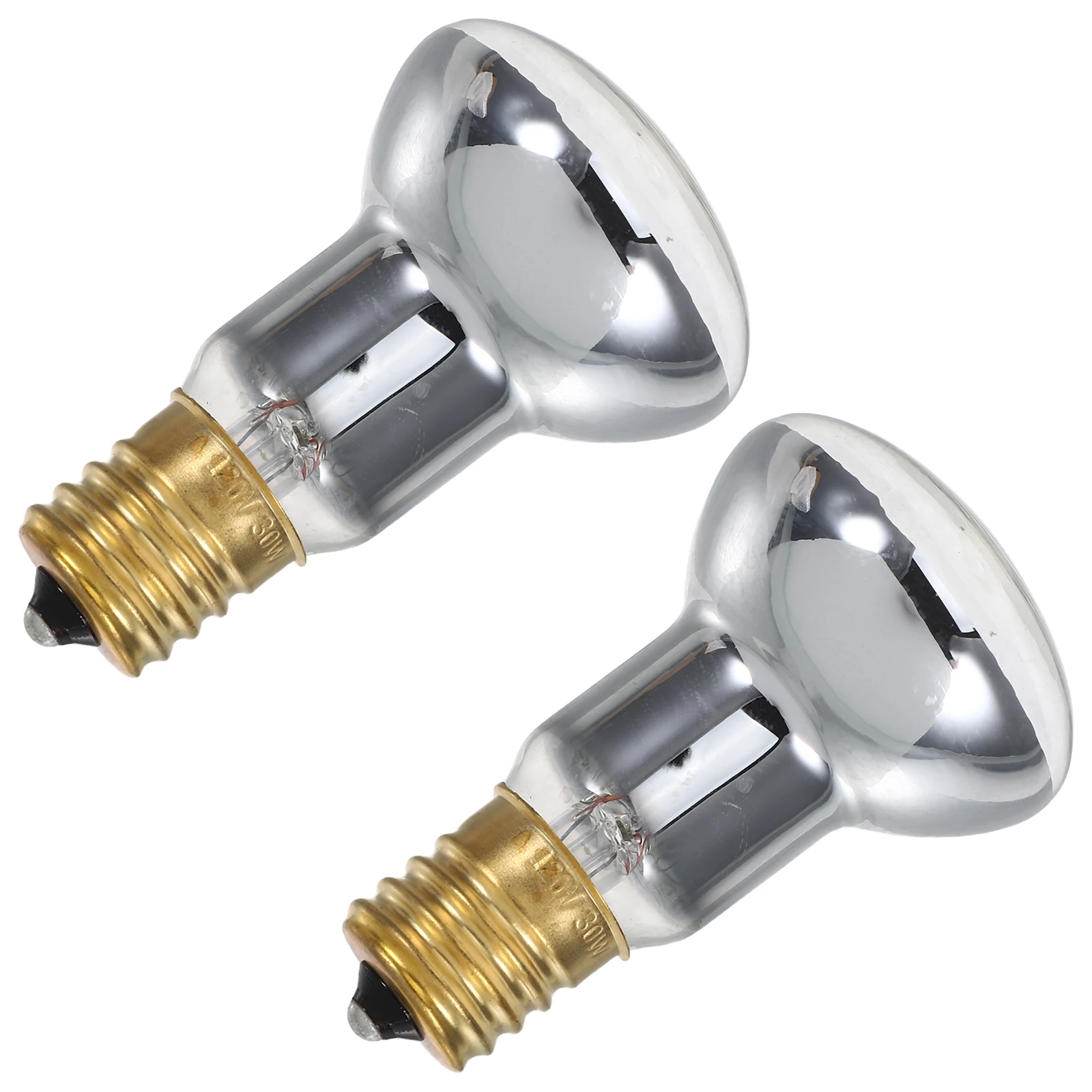 

2Pcs Wax Melt Lamp Bulb Reflective Safe Reliable Heating for Aromatherapy Warm Ambiance Aromatherapy Wax Lamp