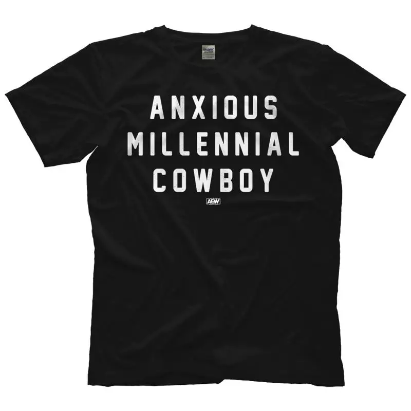

Официальная футболка Hangman Adam Page Anxious Millennial Cowboy AEW