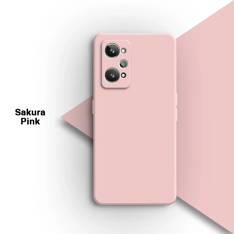 غطاء خلفي من السيليكون السائل لهاتف OPPO Realme GT 2 GT2 Pro 2Pro Explorer Master 5G جراب هاتف غلاف ناعم