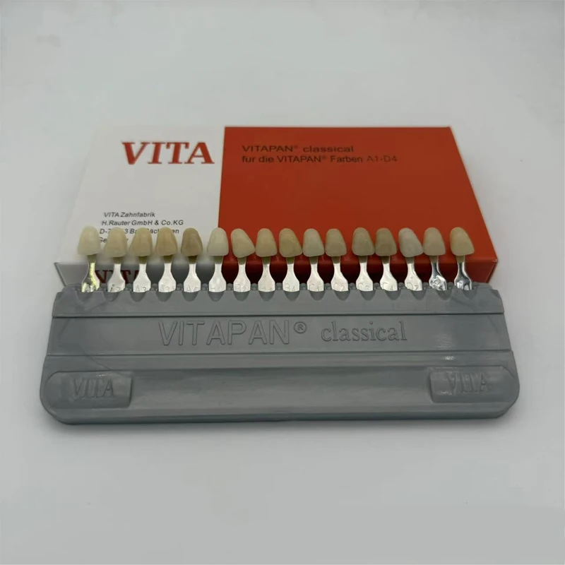 Tandheelkunde Vita16 kleur esthetisch kleurenpalet Kleurvergelijkingsgereedschap voor tandheelkunde Tandmodel Colorimetrische plaat