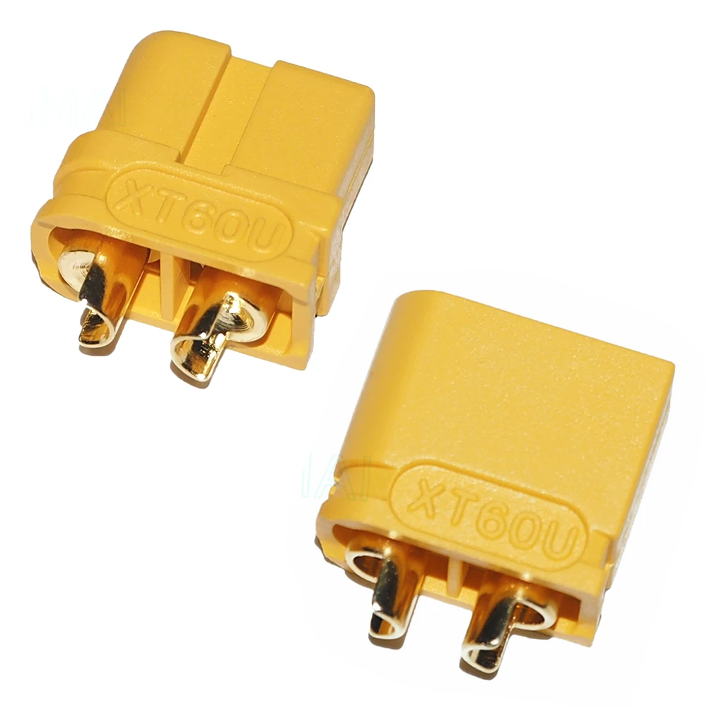 Amass-Briquet Connecteur Femelle Mâle, Comt60 U, Adaptateur Plaqué Or Balle pour Batterie RC Lipo, Avion, Drone FPV